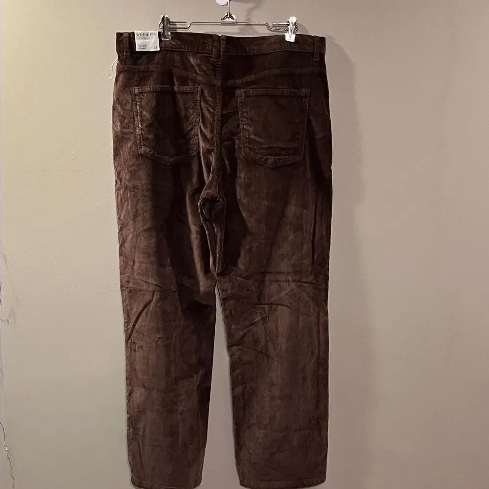 Free People Risk Taker High Rise Straight Corduroys - Picture 9 of 12